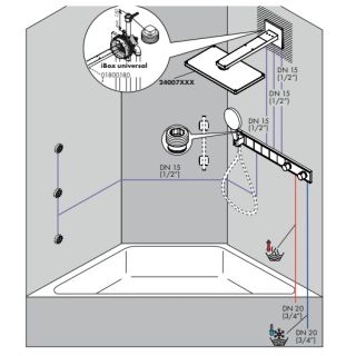 Смеситель для душа Hansgrohe RainSelect 15358400